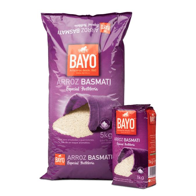 BAYO Arroz Basmati Formato especial hostelería -  bolsa 5kgs