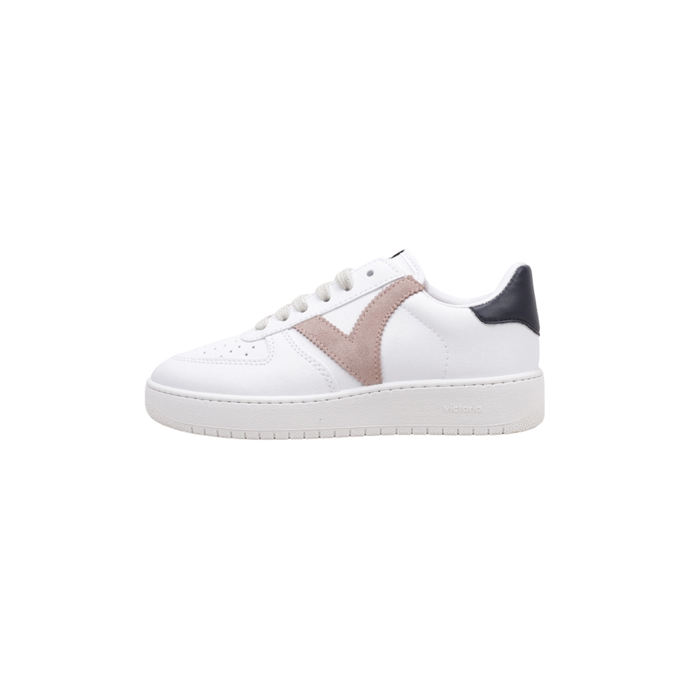 victoria MADRID EFECTO PIEL Deportivas Planas Mujer Beige
