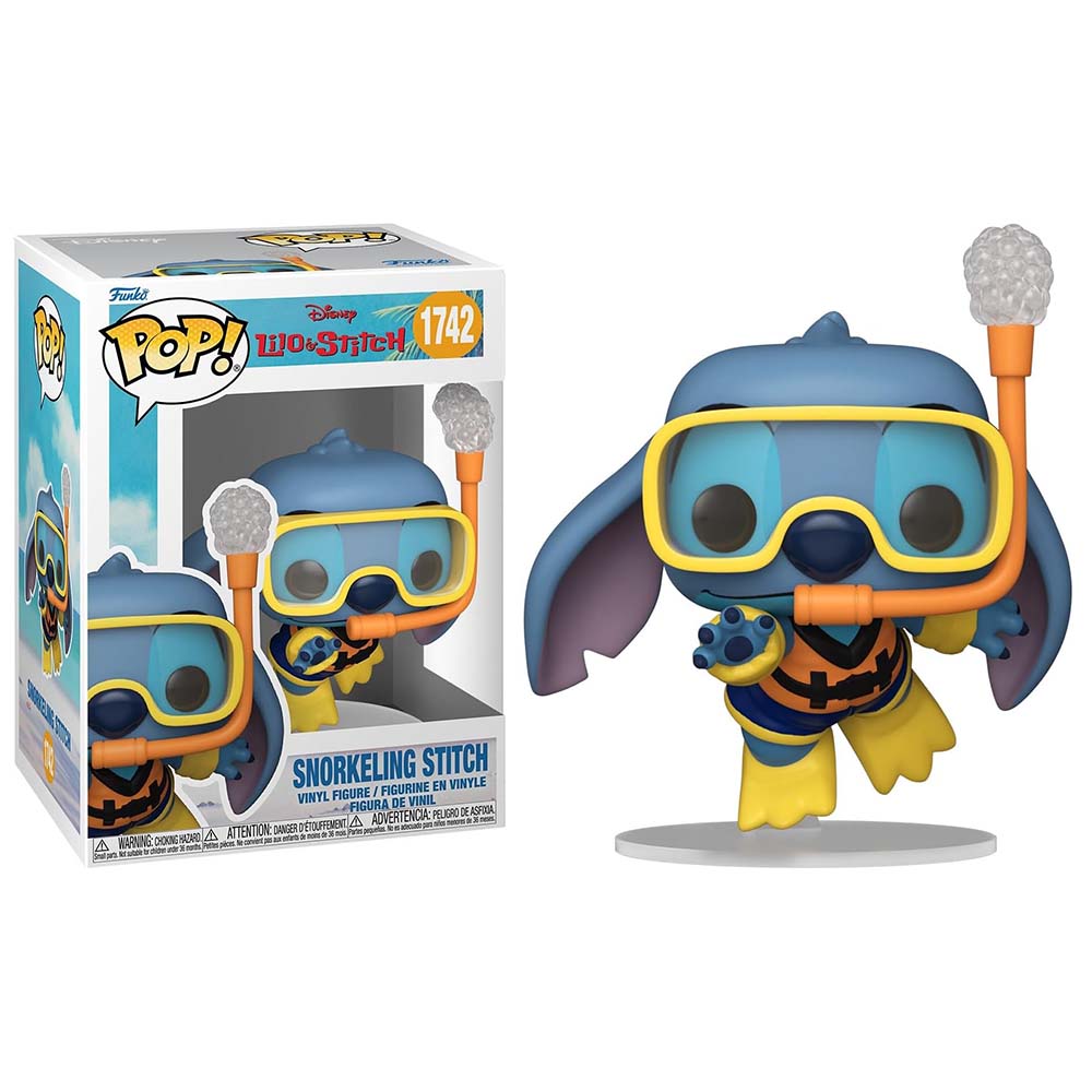 Funko Pop! Disney: Lilo & Stitch – Snorkeling Stitch 1742 - Figura de Vinilo Coleccionable - Idea de Regalo