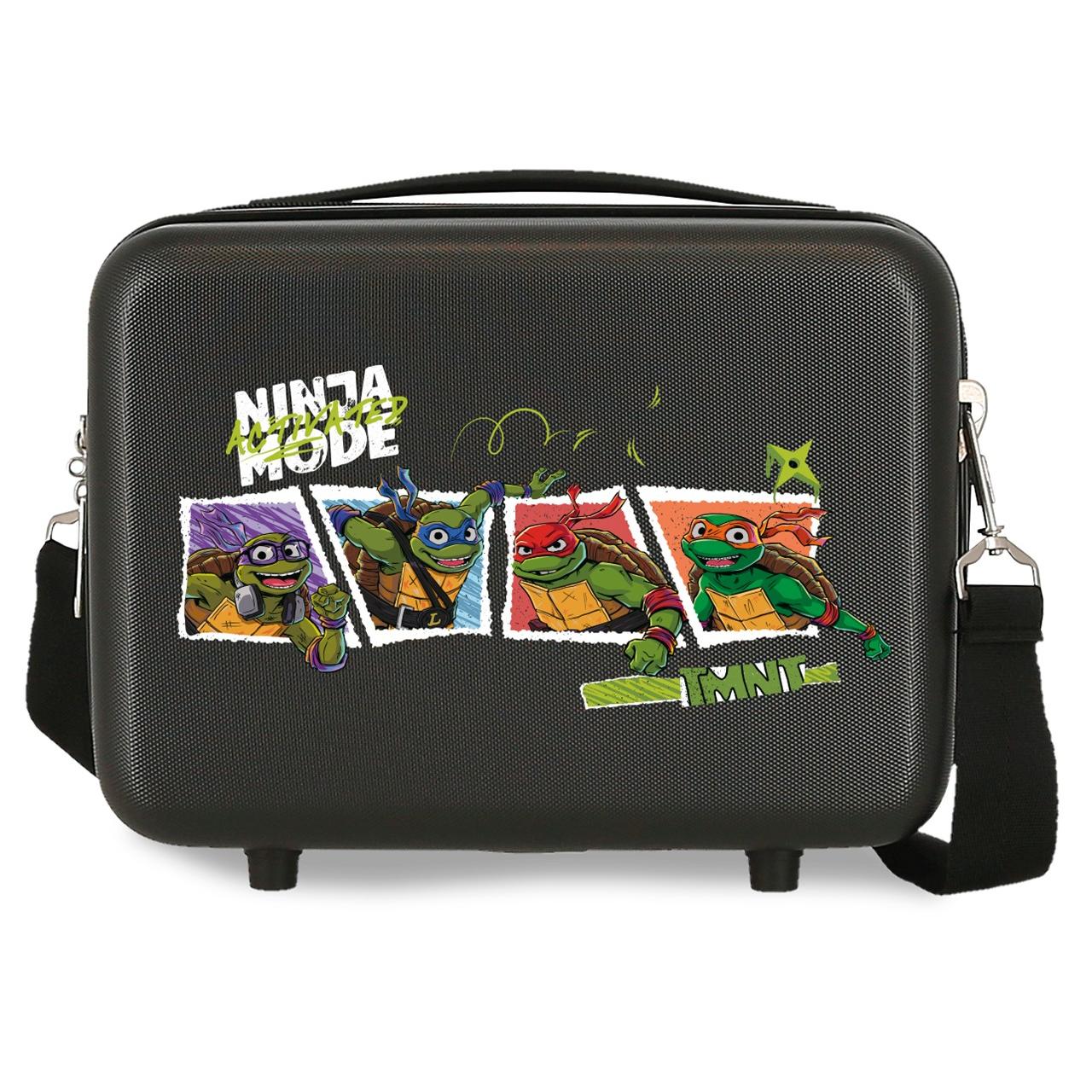 Neceser Tortugas Ninja negro 29x21x15 cm