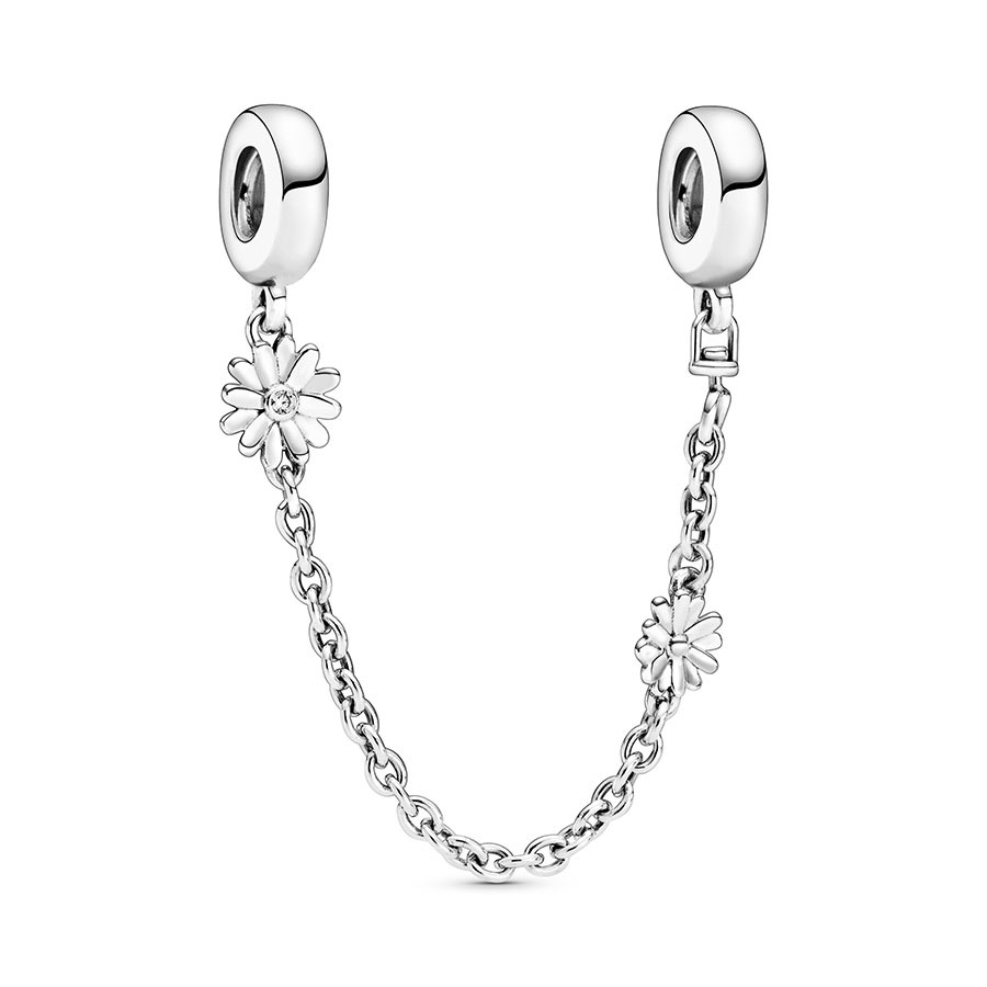 Pandora Cadena de seguridad en plata de ley Margaritas 798764C01 , para Mujer