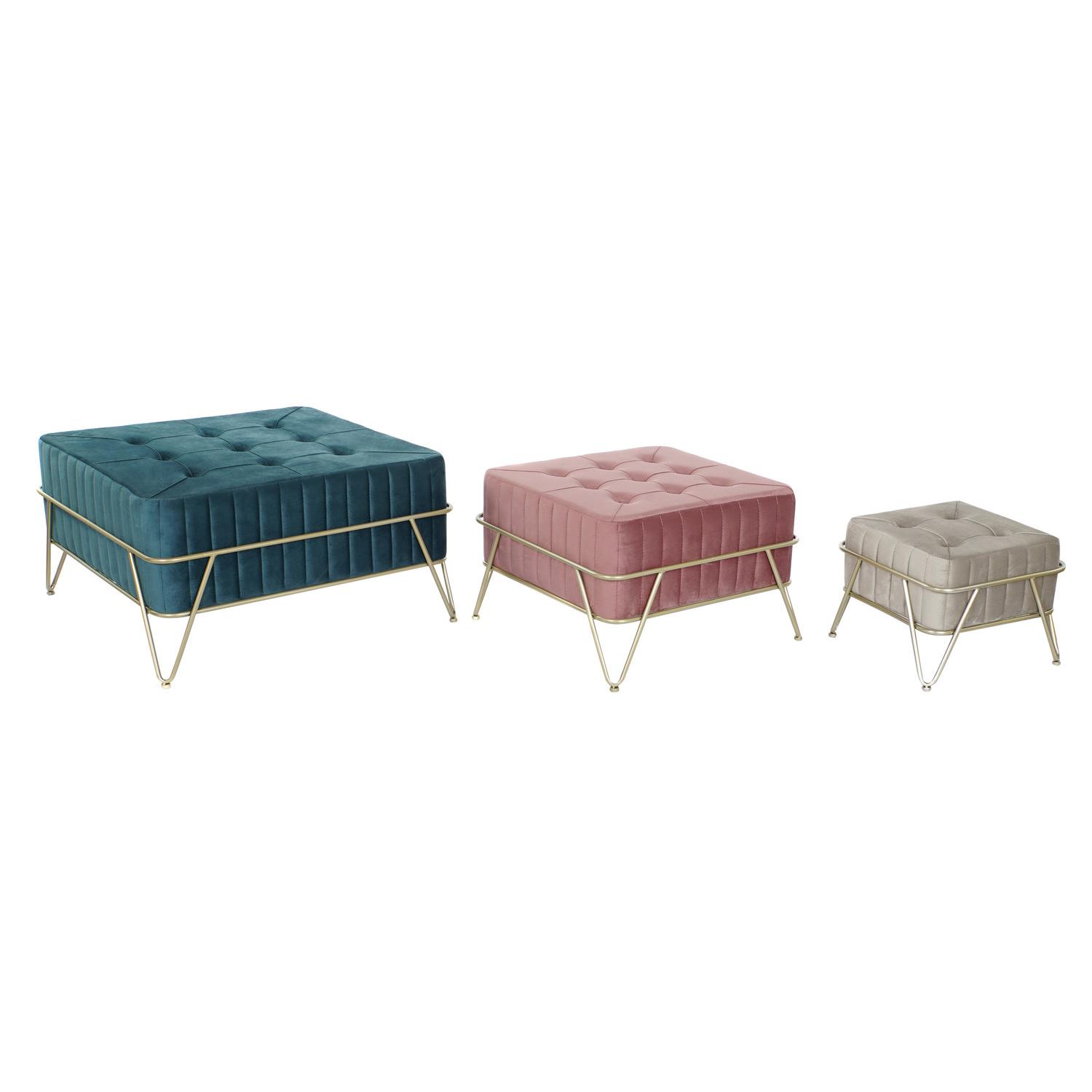 DESCALZADORA SET 3 POLIESTER MDF 82X82X46 FIJALO MB206638