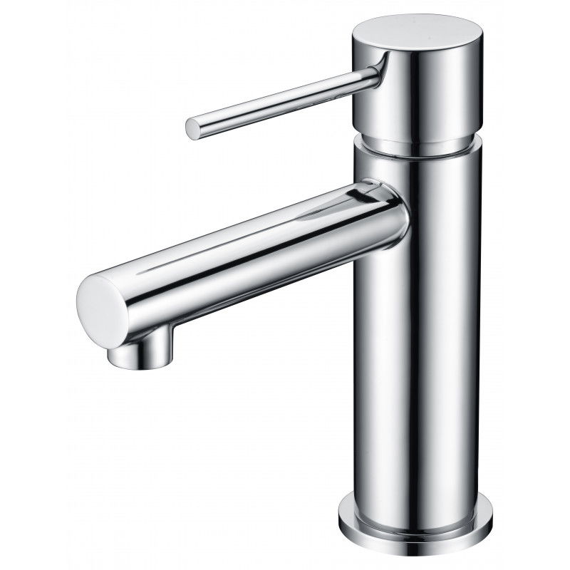Imex Milos BDYS045-1 grifo monomando para lavabo de latón cromado con discos de cerámica