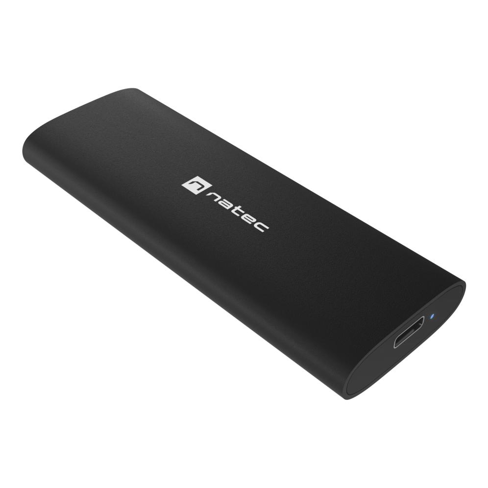 NATEC NKZ-2286 caja para disco duro externo Caja externa para unidad de estado sólido (SSD) Negro M.2