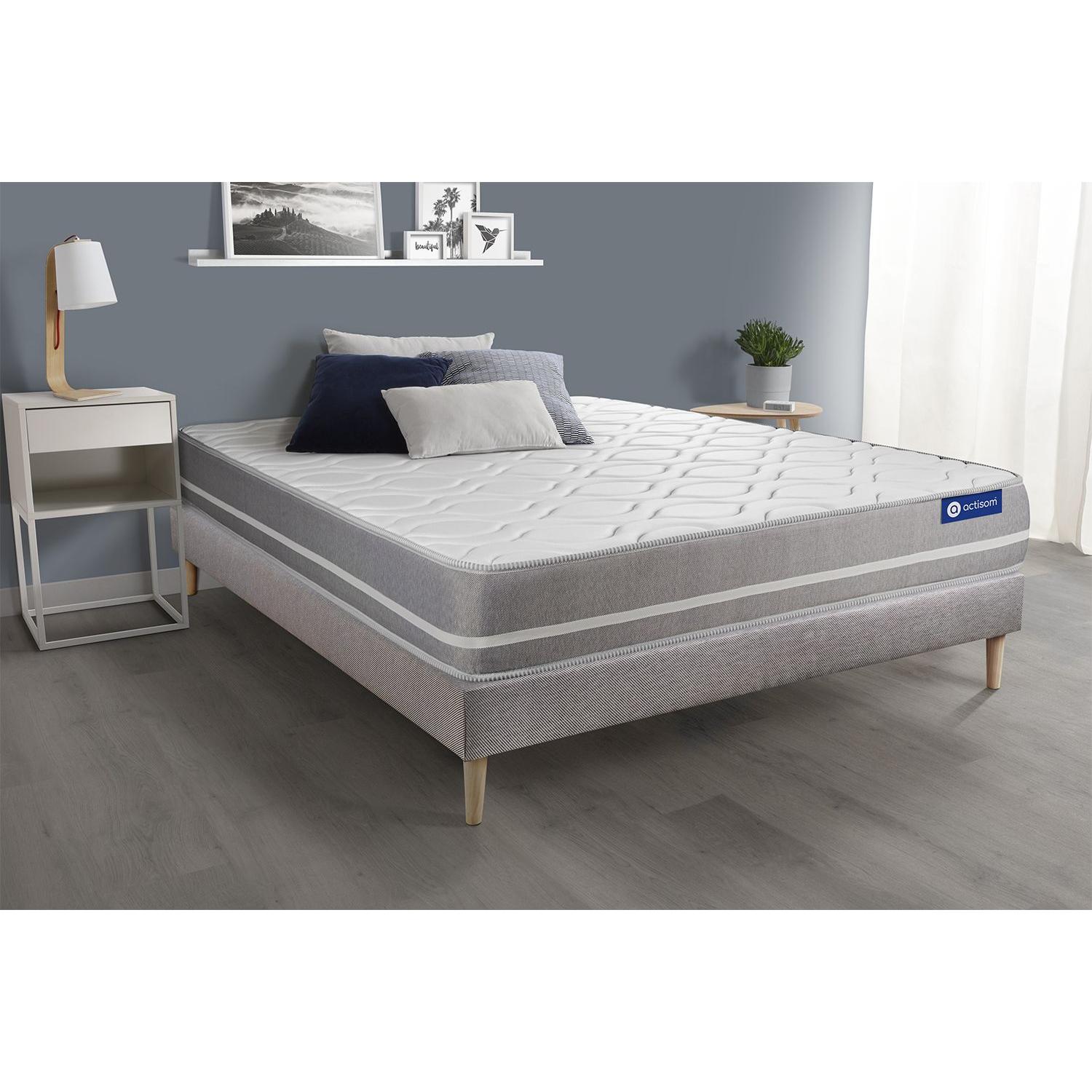 Pack colchón Actiflex touch 120x195cm + Somier, Muelles ensacados, 3 zonas de confort