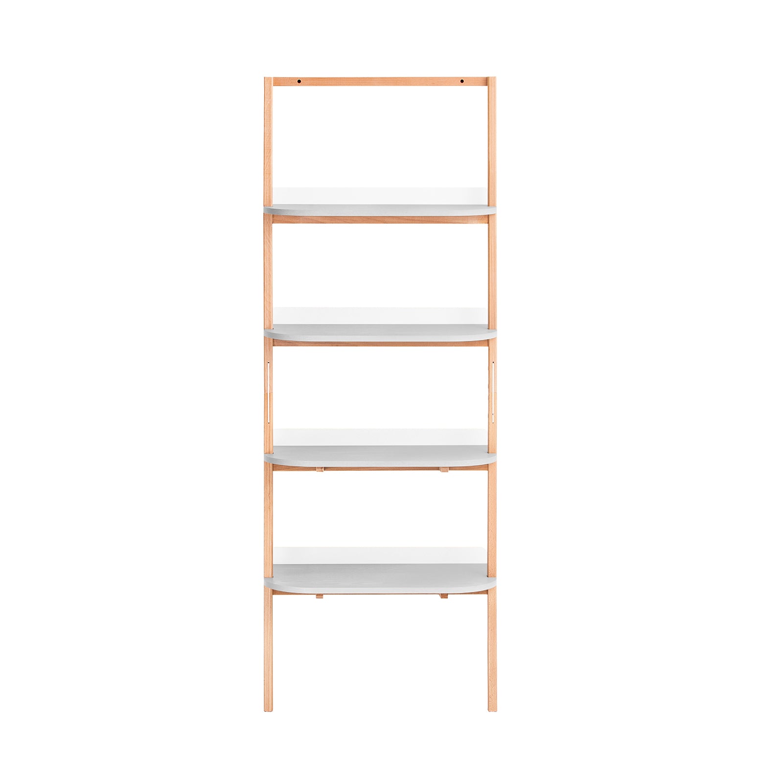 SoBuy Estantería Escalera 4 Niveles Gris Claro Fibraboard 93 x 72 x 13 cm