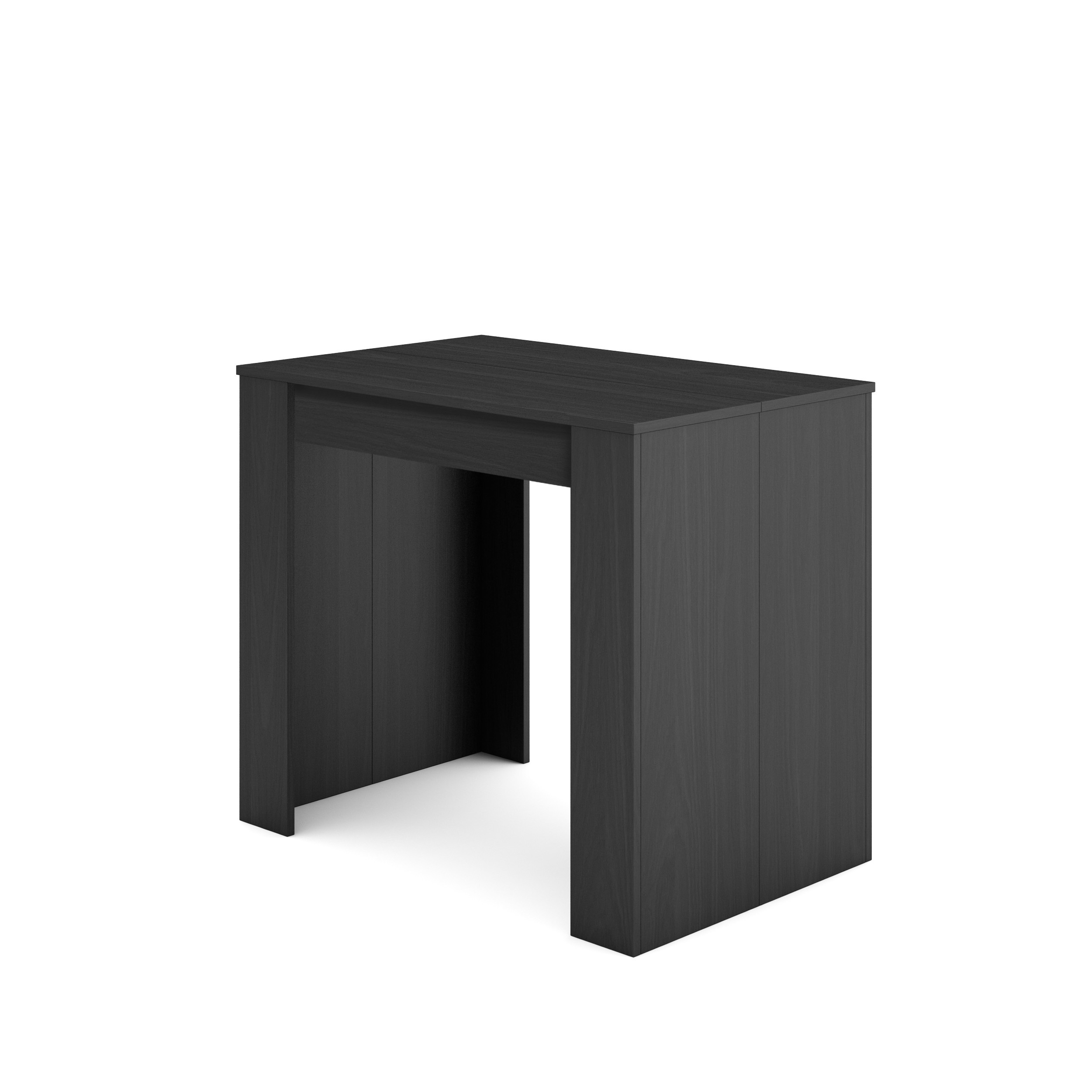 Skraut Home, Mesa Consola Extensible, Mesa Auxiliar, S III, Práctica y Versátil, Estilo Moderno, 2 longitudes 58/222x90x77cm y  58/262x90x77cm