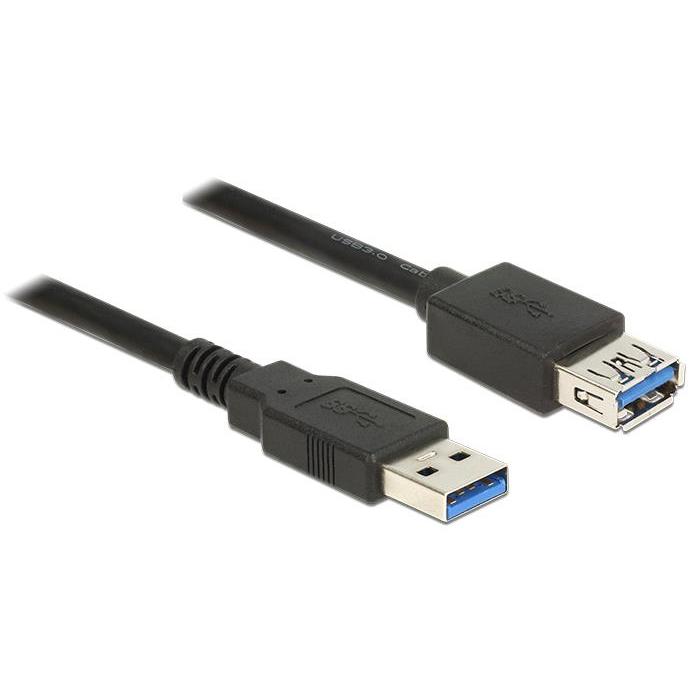 DeLOCK 85058 USB Cable 5 m USB 3.2 Gen 1 (3.1 Gen 1) USB A Black