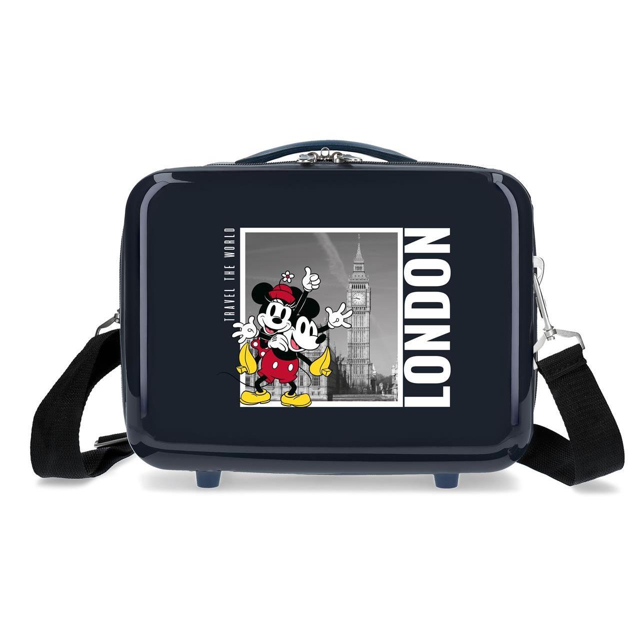 Disney Mickey Neceser De Viaje ABS Mickey Y Minnie Travel The World