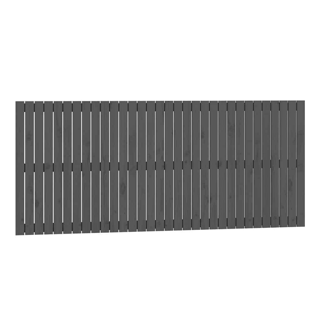 vidaXL Cabecero de cama pared madera maciza pino 204x3x90 cm