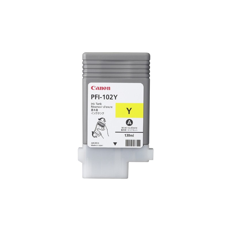 Canon - PFI-102Y cartucho de tinta Original Amarillo 0898B001