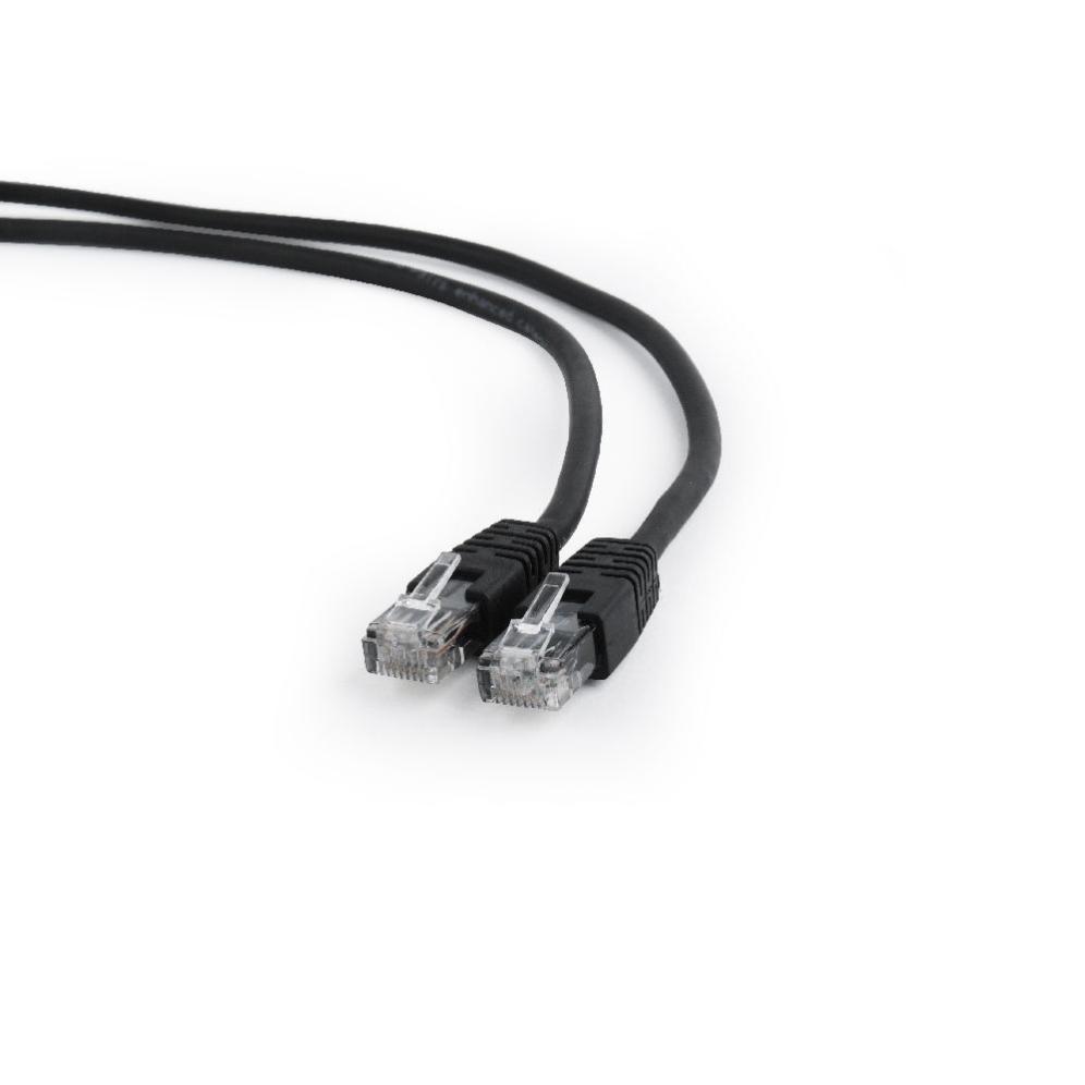 Cable de Red UTP Gembird Cat 6 Negro 0,5m - Alta Velocidad