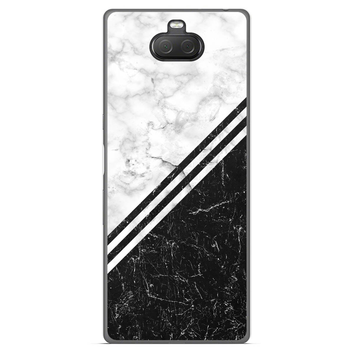 Tumundosmartphone Funda Gel Tpu para Sony Xperia 10 Plus diseño Mármol 01 Dibujos