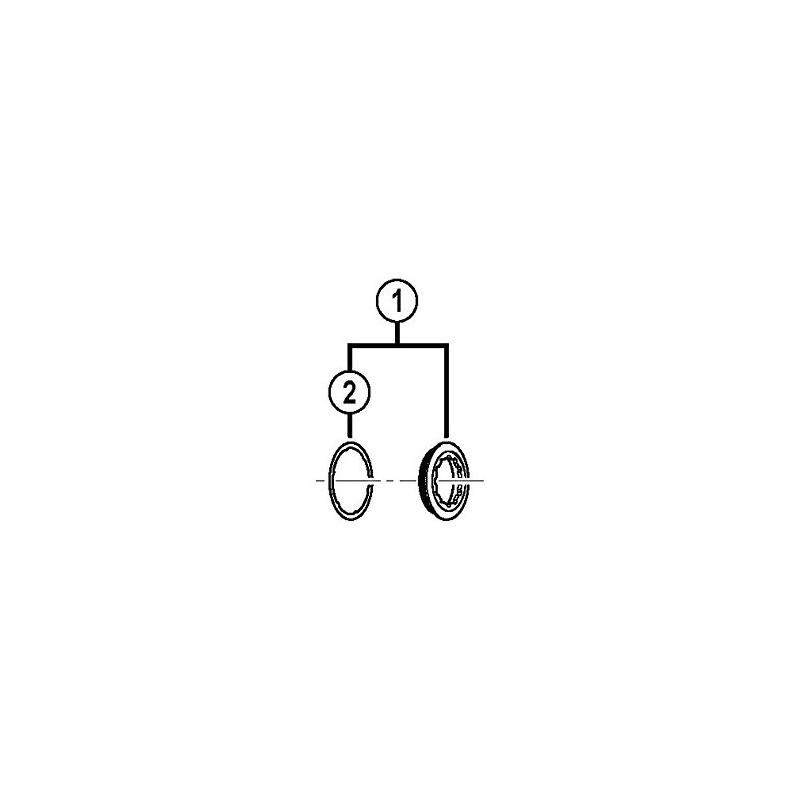 SHIMANO - Cierre Arandela Buje E-THRU 15-20 mm para bicicleta de montaña y carretera, compatible con sistemas de eje pasante, diseño robusto y preciso para instalación segura y duradera