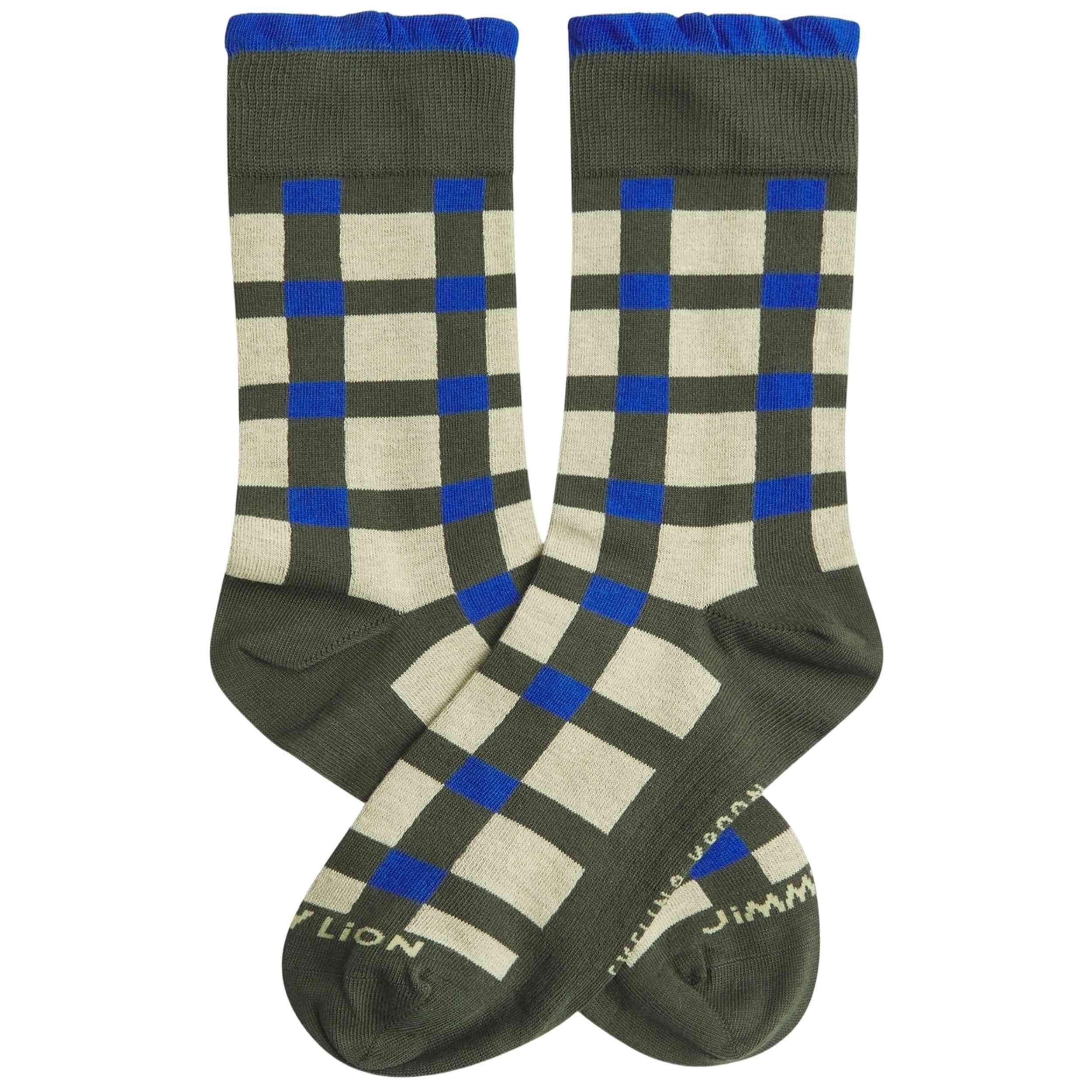 Calcetines Jimmy Lion modelo Evelina Kroon Pattern 3 para hombre y mujer en color Verde