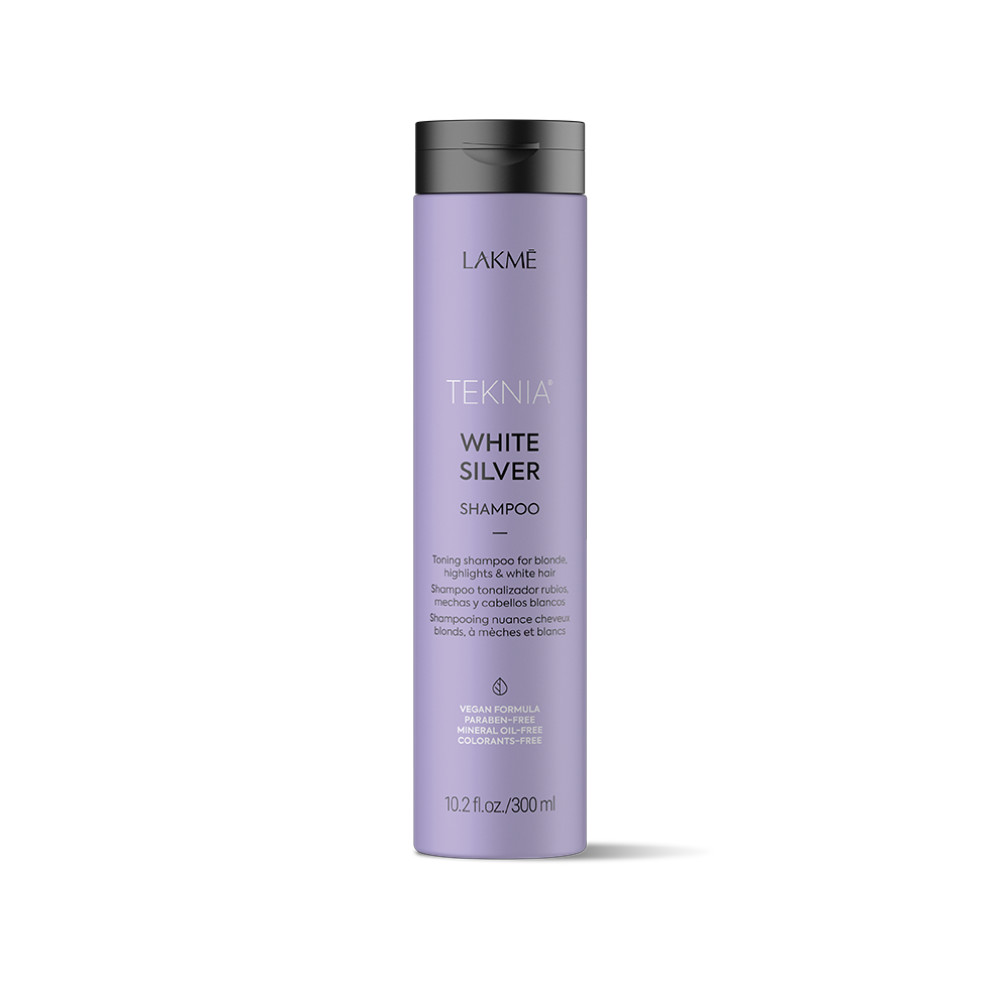 Lakme Teknia White Silver Champú Tonalizador Formula Vegana