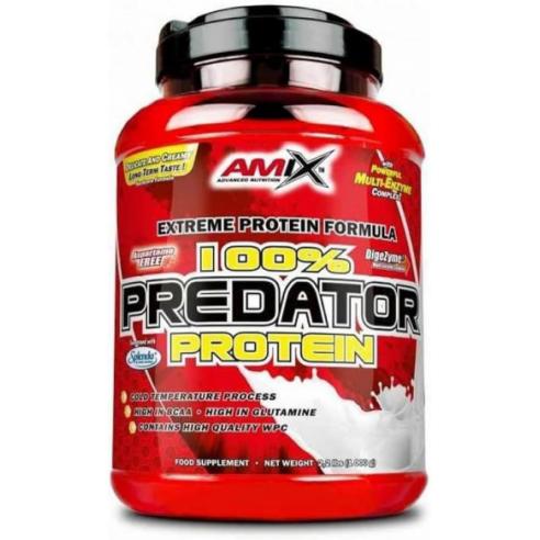 PREDATOR PROTEIN 1 Kilogramos, Sabor Vainilla AMIX    Proteínas Naturales