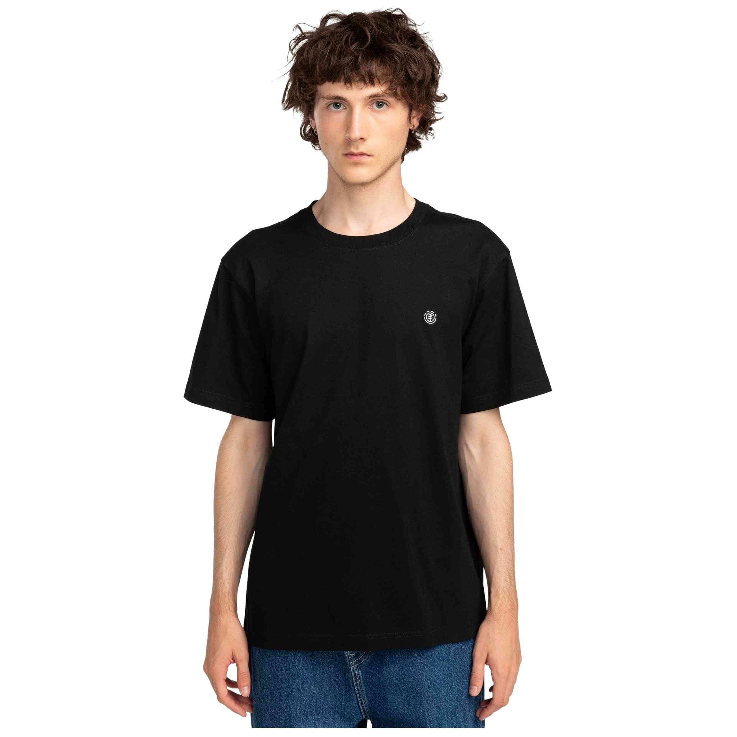 Camiseta De Manga Corta Element para Hombre en color Negro