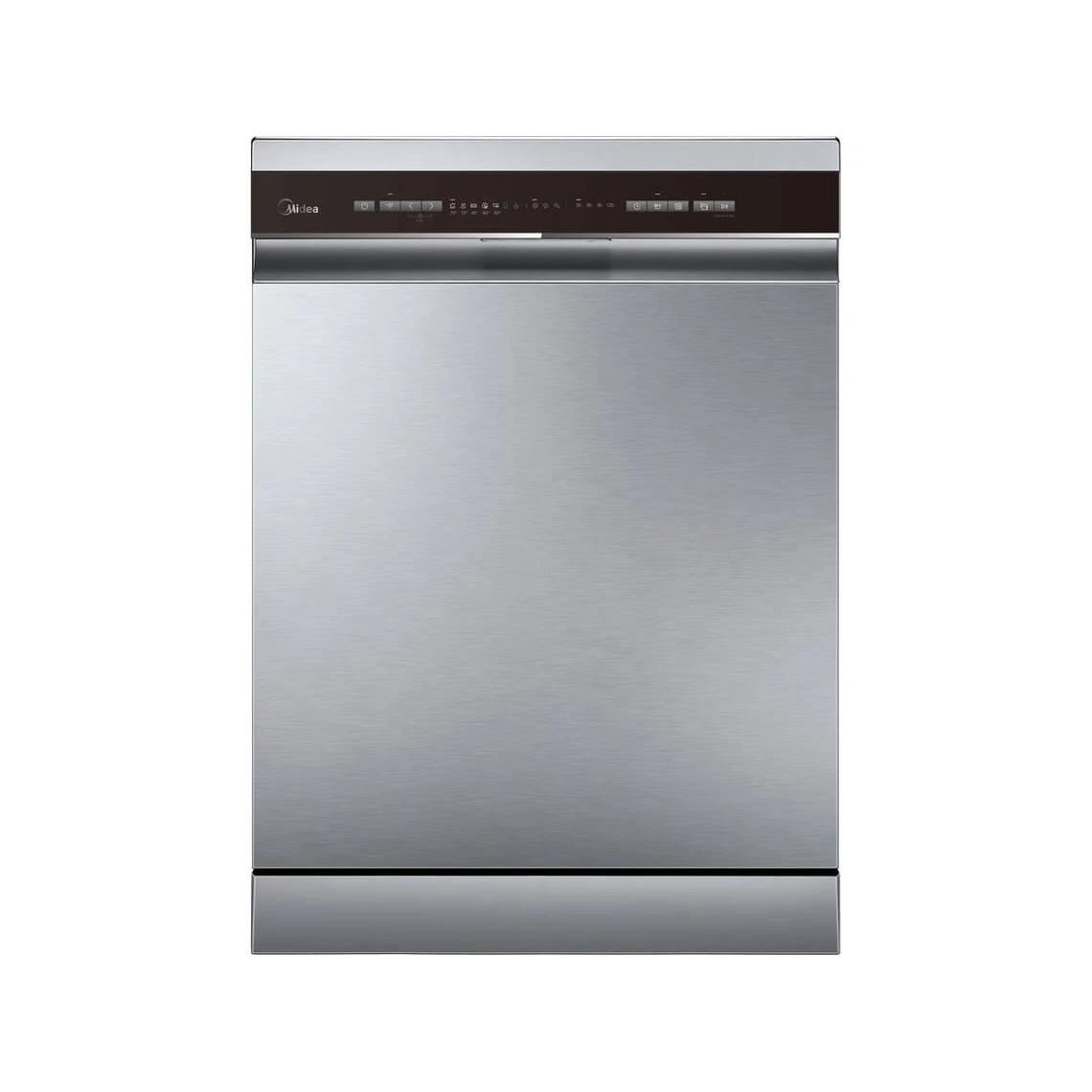 Lavavajillas 60cm Midea MDWPF1433CSS-W-EU cubiertos 14 Clase C  | Inox, WiFi, Lavavajillas, Tercera media bandeja, Aqua Stop, Control por WiFi
