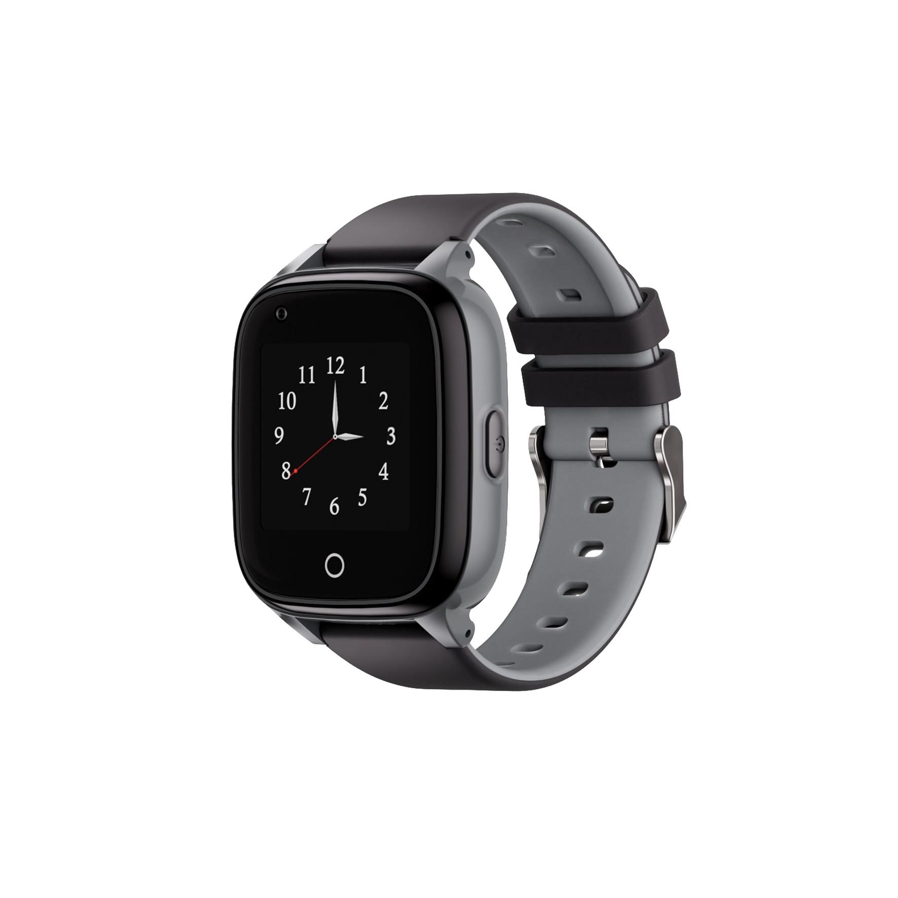 SaveFamily Relojes con GPS Senior Reloj localizador personas mayores GPS Llamadas Aviso de caída Botón SOS Recordatorio de medicamentos Save Family Ritmo cardíaco Iconos Grandes Facil Uso NEGRO relojes inteligentes smartwatch NO INCLUYE SIM