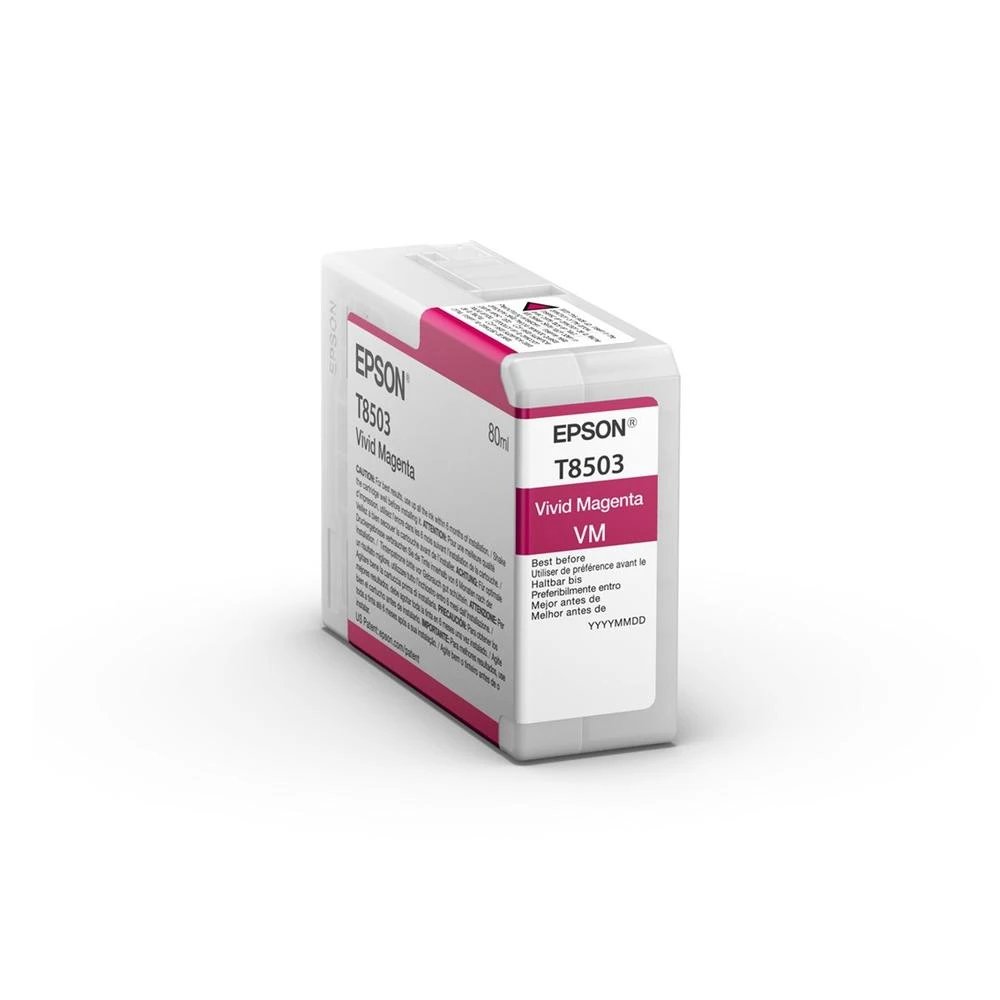 Epson - Cartucho de tinta C13T85030N magenta para impresoras Epson, alta calidad y colores vibrantes, compatible con modelos seleccionados