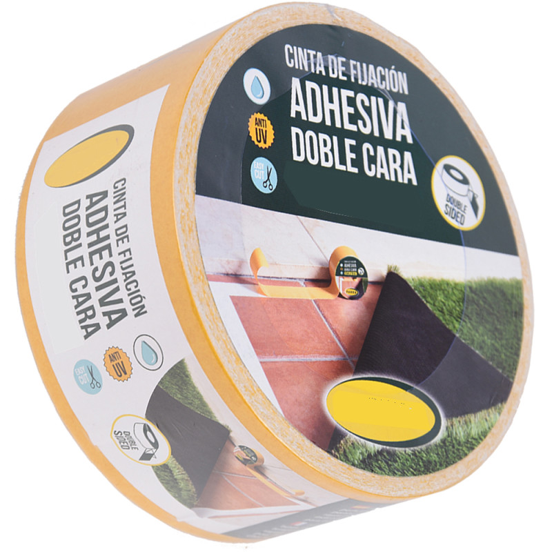 SUINGA Cinta Adhesiva Césped Artificial | Doble Cara 5Cm X 10M | Unión Interior Exterior Fuerte | Fijación Resistente Fácil Uso
