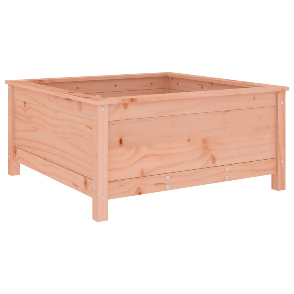 vidaXL Jardinera madera maciza de pino 82,5x82,5x39 cm Color Pino natural,  Pino blanco,  Pino gris y mas