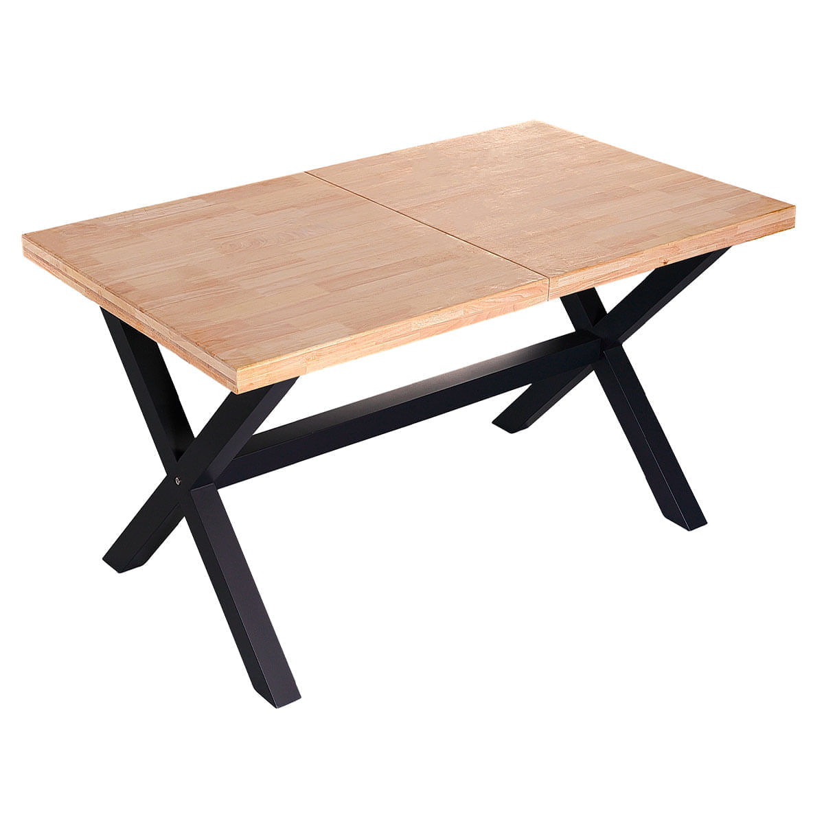 Mesa de comedor X-Loft extensible forma rectangular 76x140-180-220x90 cm Adec