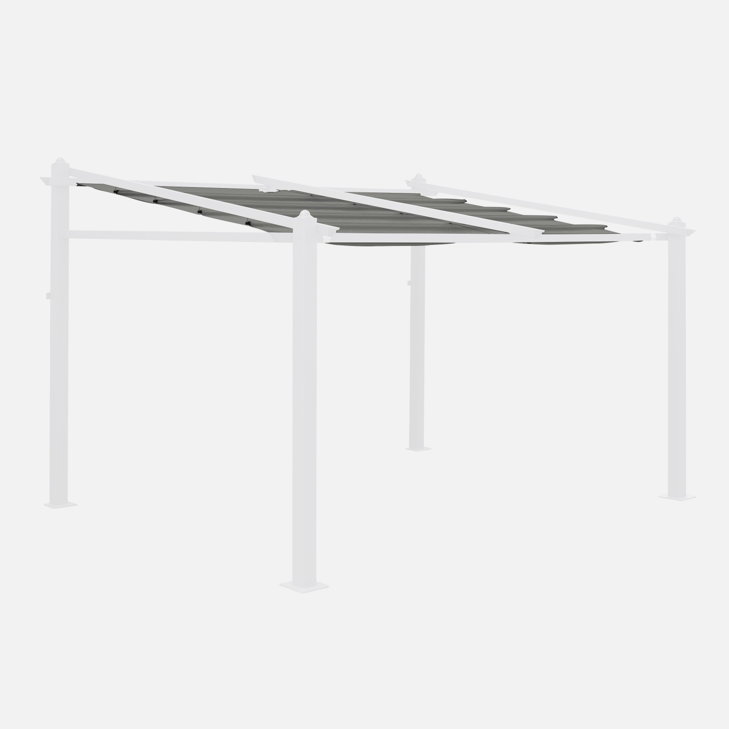 sweeek - Techo de repuesto para pérgola 3x4m , Cubierta de pérgola Murum , 355x260x353