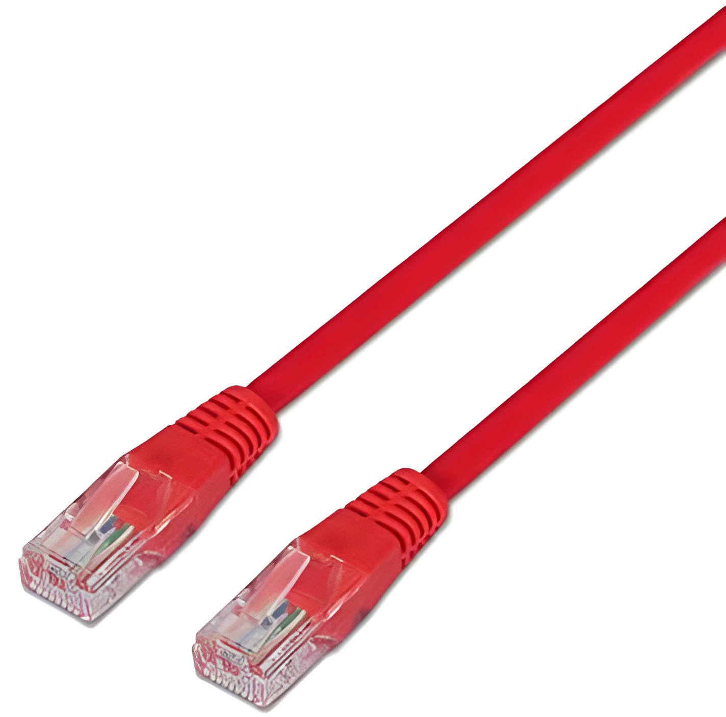 Aisens - cable de red latiguillo rj45 cat.5e utp awg24, rojo, 0.5m