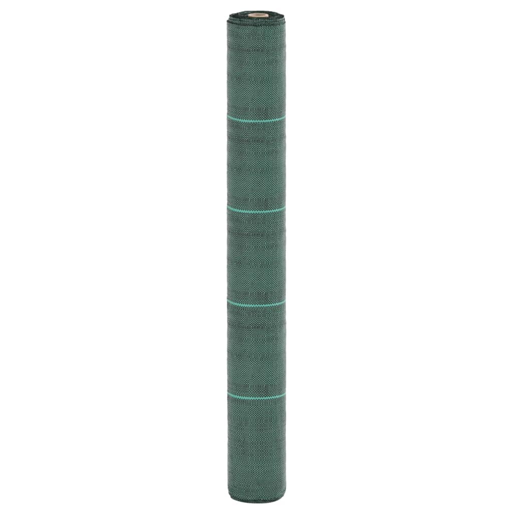 vidaXL Estera de Control de Malezas y Raíces PP 1x200 m Membrana Jardín Color Blanco,  Negro,  Verde y mas