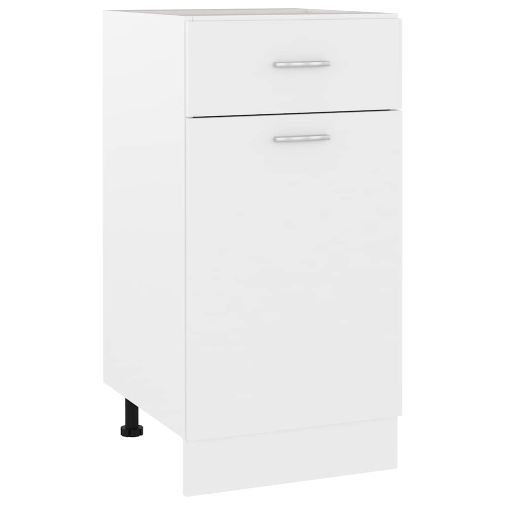 vidaXL Mueble bajo con cajón "Lyon" blanco 40x46x81,5 cm madera de ingeniería