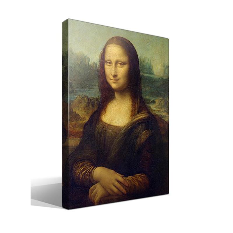 Cuadro de Mona Lisa en Lienzo de Algodón 100% - Alta Resolución
