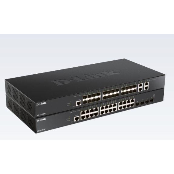 HUB SWITCH PUERTOS 28 D-LINK DXS-1210-28T  | ETHERNET, NEGRO