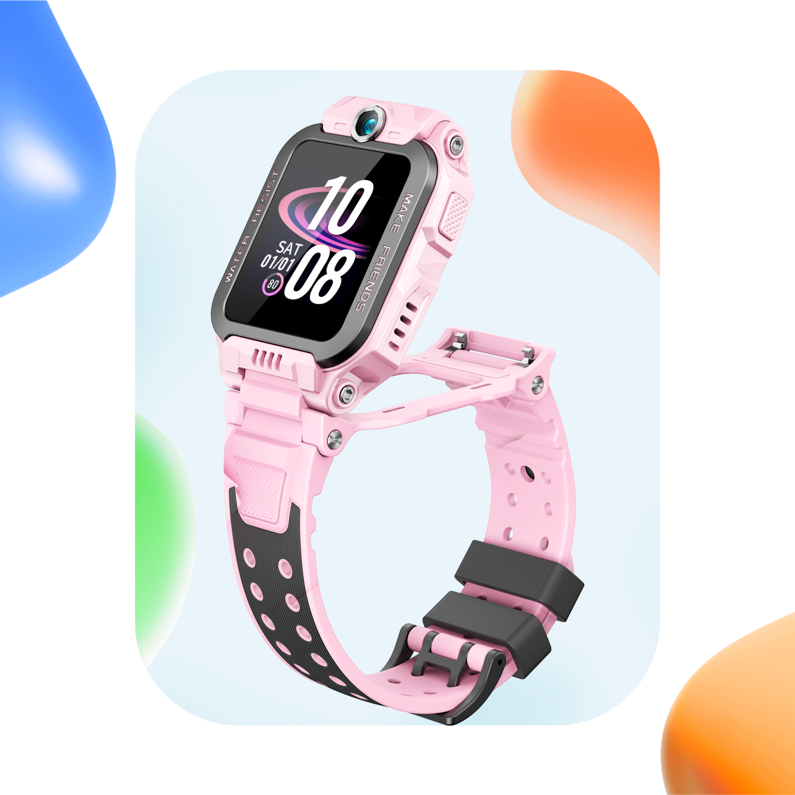 imoo Z7 reloj inteligente para niños, con GPS con SIM, reloj inteligente para niños 4G con video HD y llamada de voz, resistencia al agua IPX8 para la natación