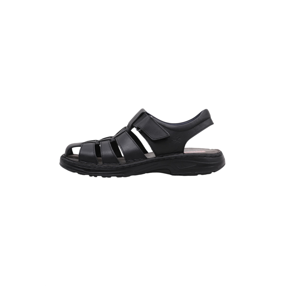 Fluchos F2198 Sandalias Planas Hombre Negro