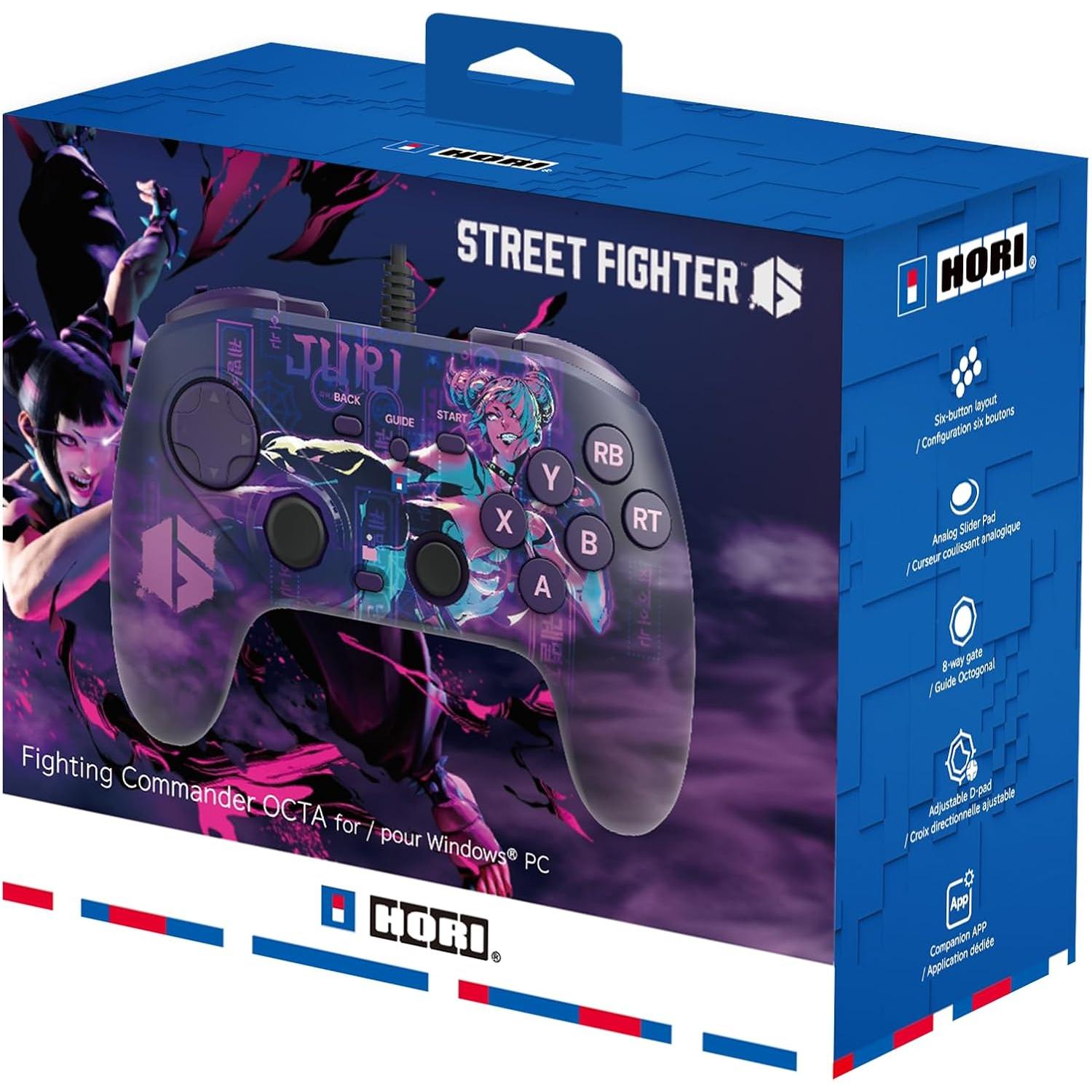 Mando Fighting Commander Octa Street Fighter 6 Juri- PC - Nuevo Precintado - Edicion Limitada - Con garantía de fabricante