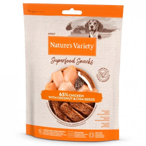 Nature`s Variety - Nature`s Variety Superfood Snacks Adult Pollo Para Perros 85 Gr