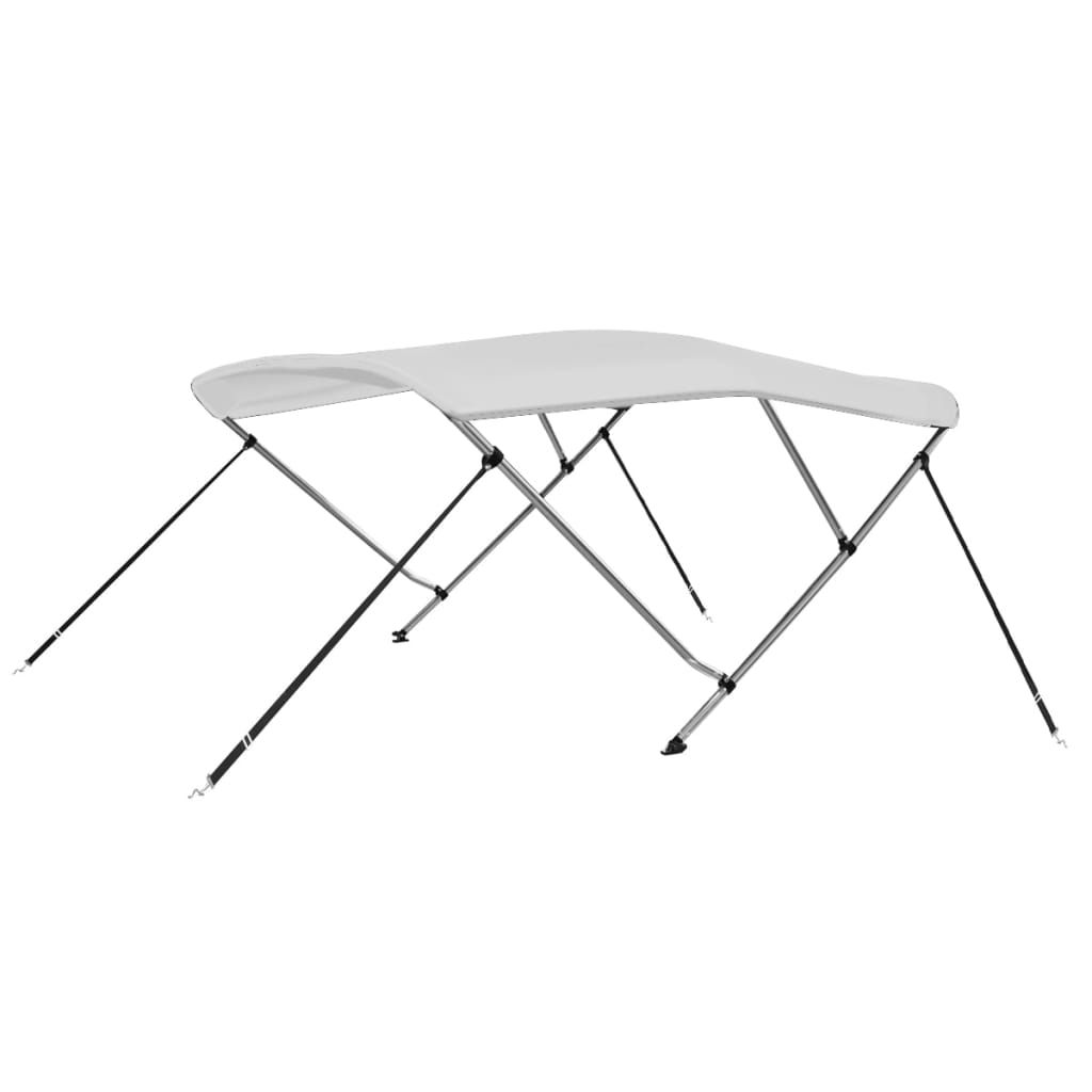 vidaXL Toldo Bimini de 3 Arcos para Barco Embarcación de Lona Estable Color Azul,  Blanco,  Antracita y mas