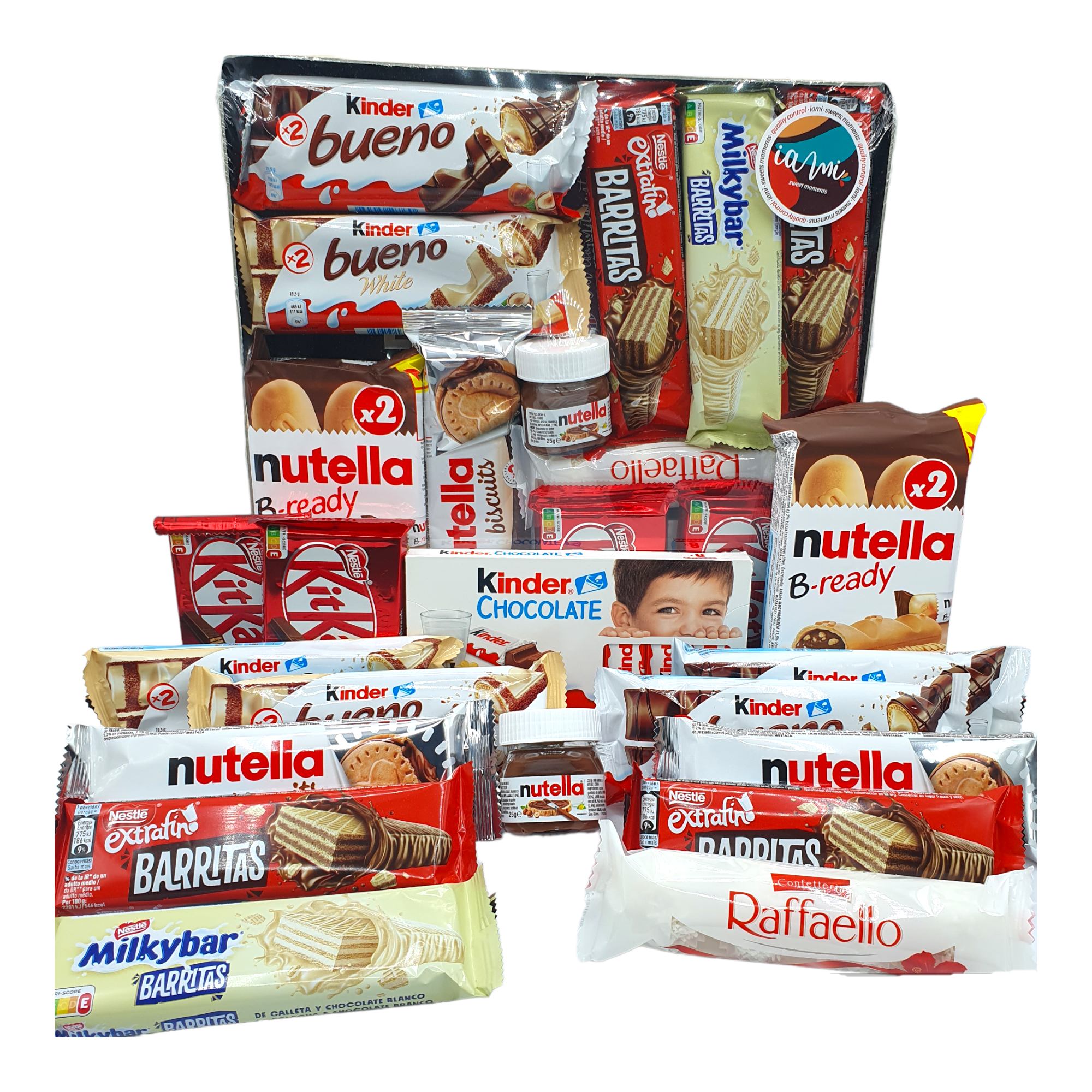 64 Pzas Nutella Mini Vidrio 25g Regalo Snack Envío Gratis