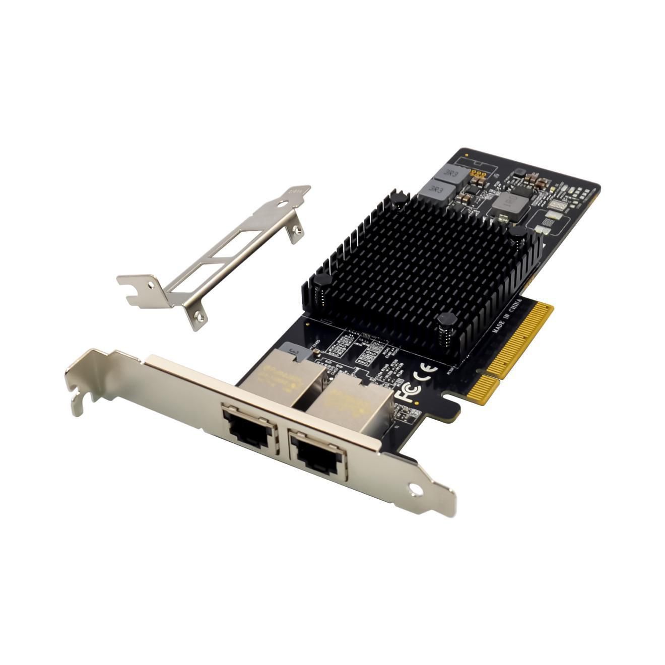 Pcie x8 dual rj45 10 gbe x550