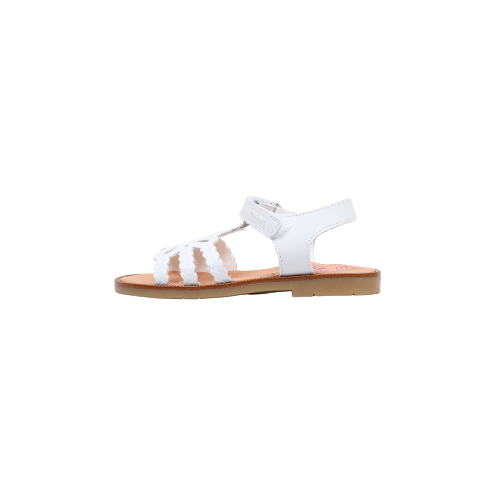 Pablosky 071600 Sandalias Planas Bebé - niña (hasta la talla 30) Blanco