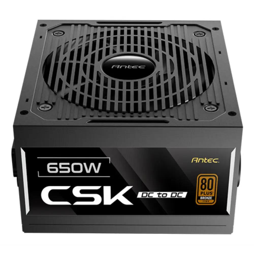 Antec CSK650DC EC unidad de fuente de alimentación 650 W 20+4 pin ATX ATX Negro