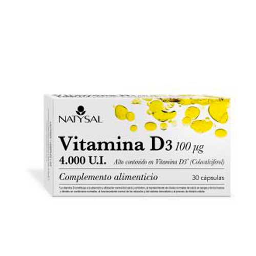 Natysal Suplemento Vitamina D3 4000Ui 30Cap