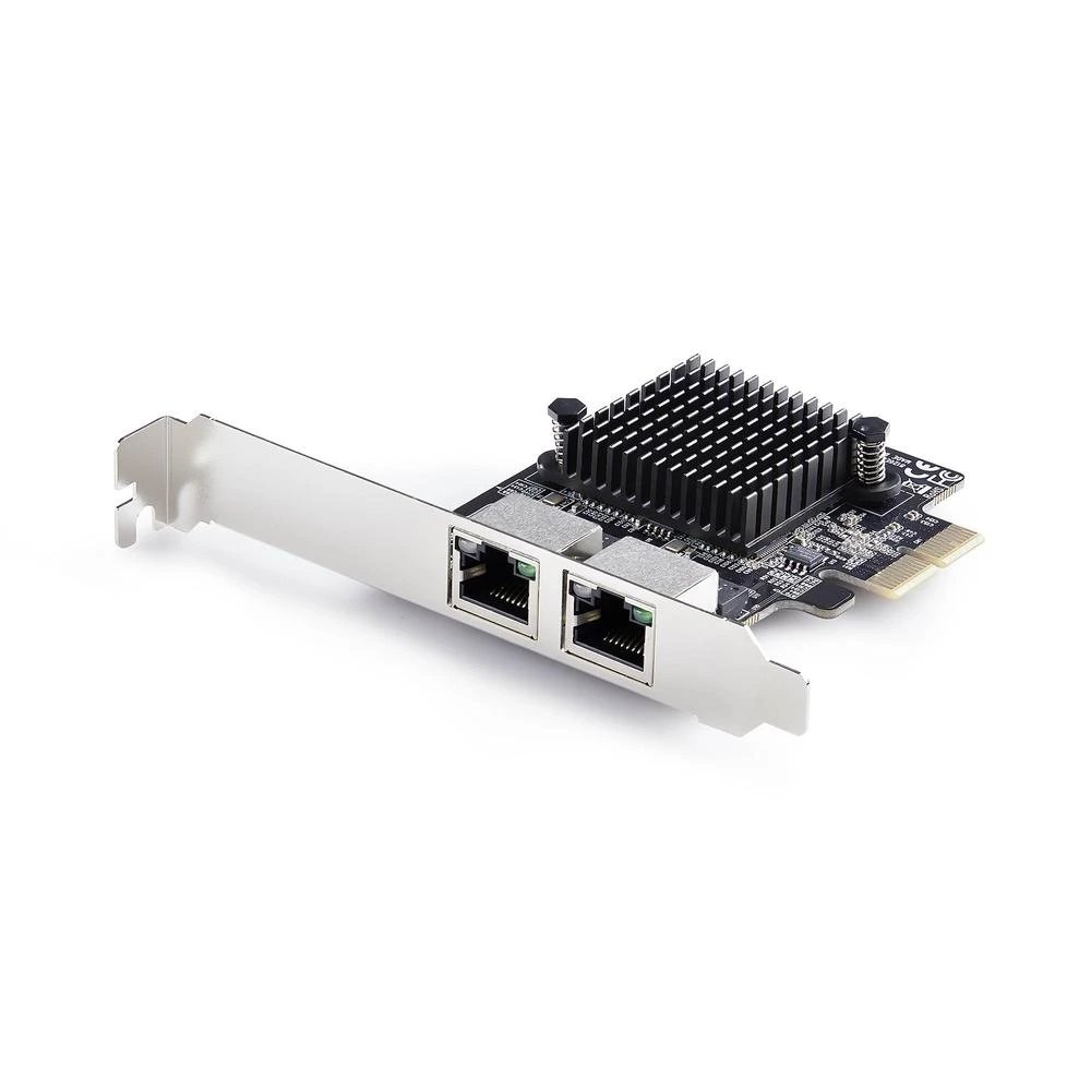 StarTech - Tarjeta de red PCI Express PR25GR-NETWORK-CARD de 2 puertos Gigabit 5G con chipset Realtek RTL8126, compatible Windows 10/11 y Linux