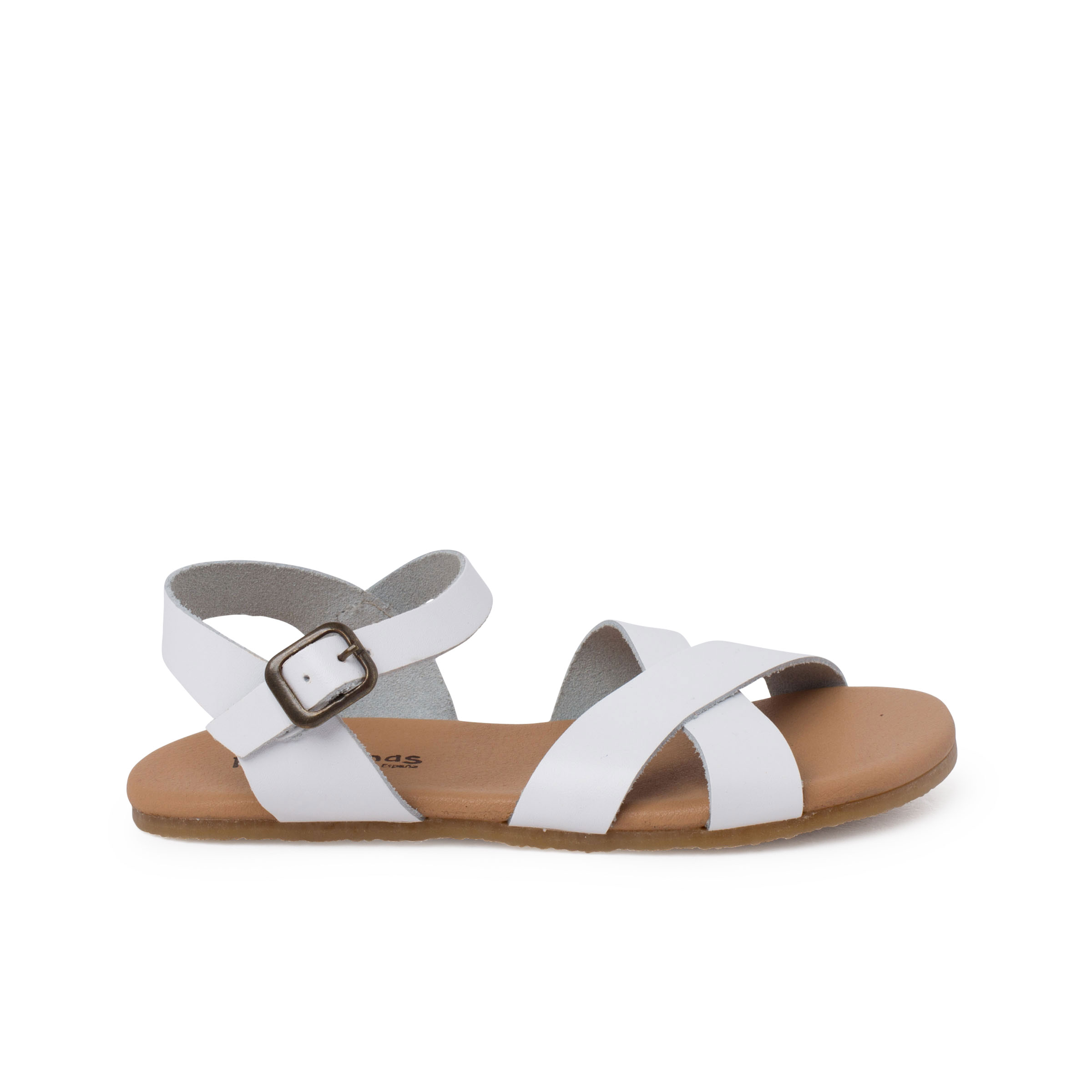 Pisamonas Sandalias cruzadas napa blanditas