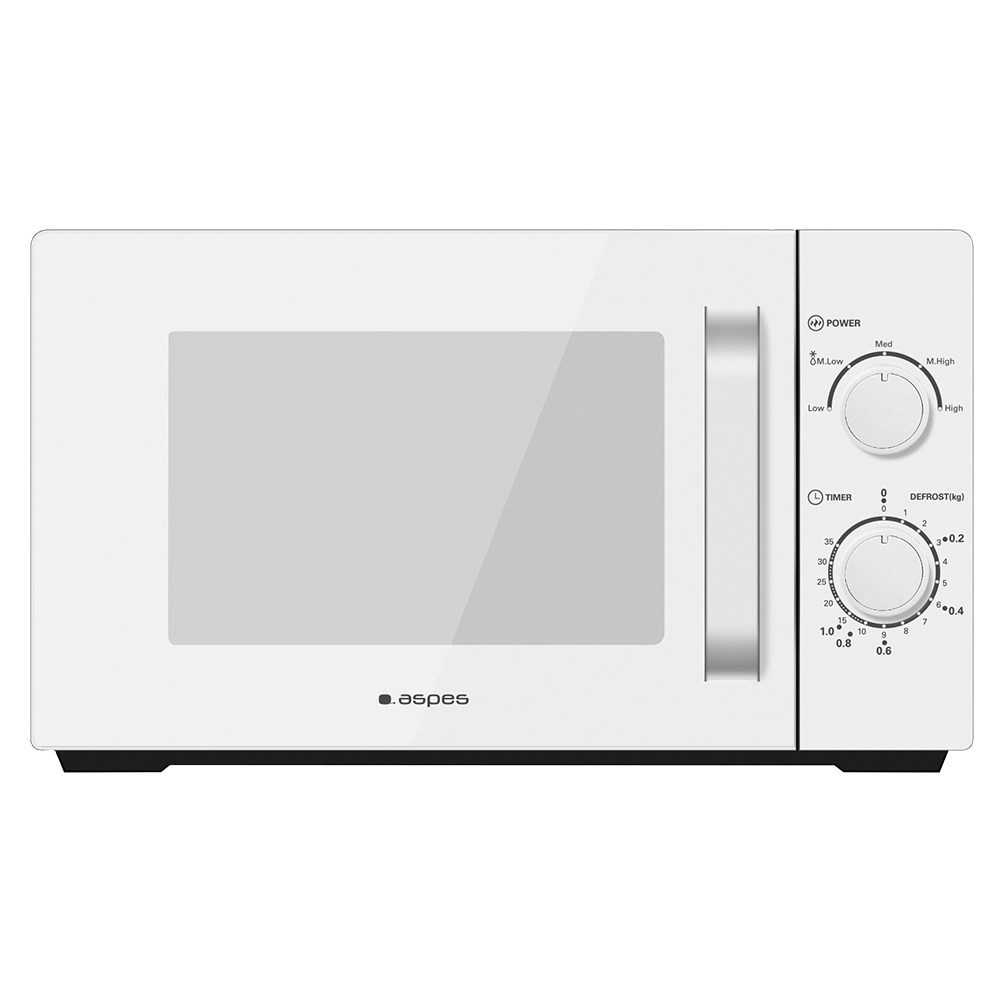 Microondas ASPES AMW120BE Blanco Espejo 20L