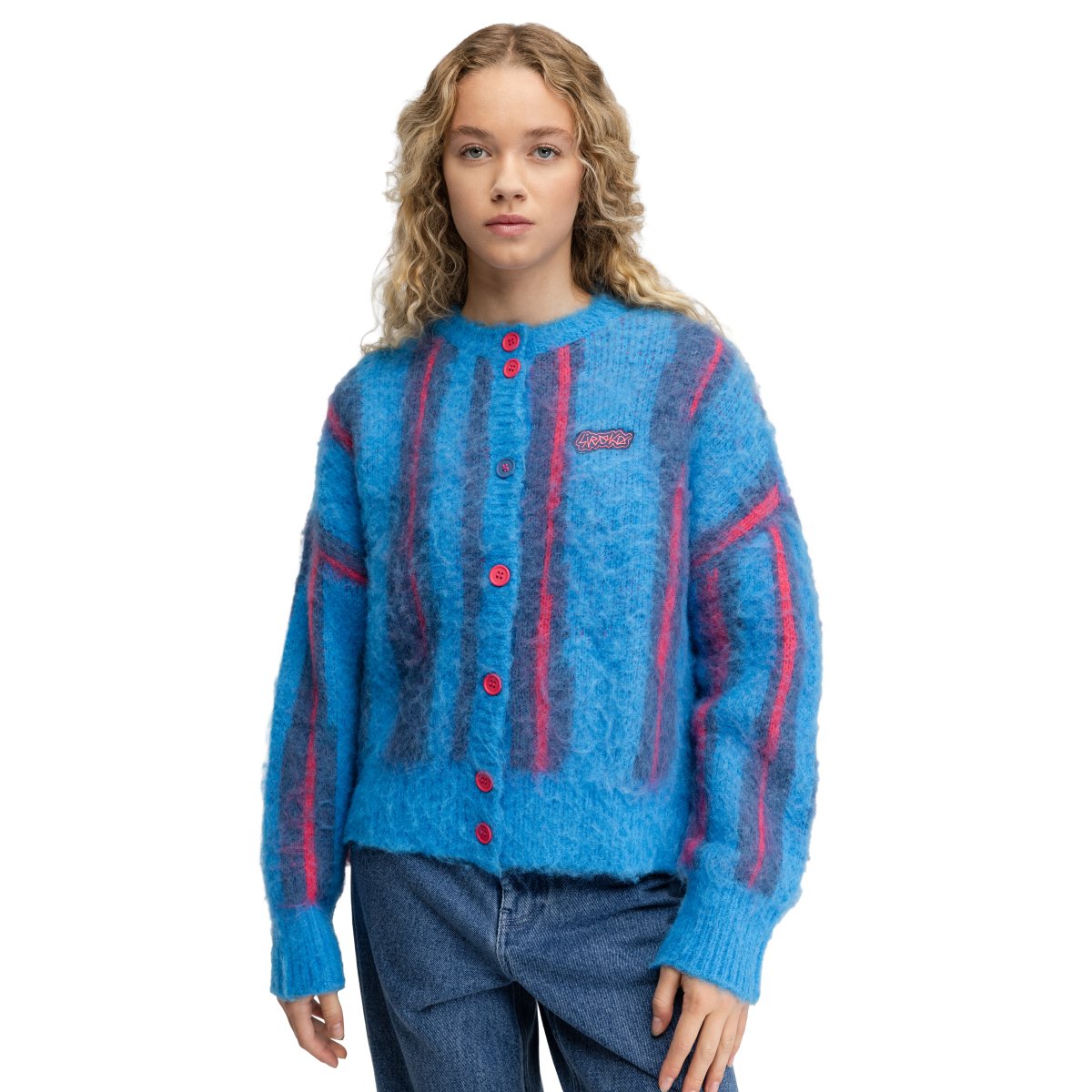 SIROKO - Chaqueta de punto cárdigan para Mujer Siroko Apollo-W Blue_