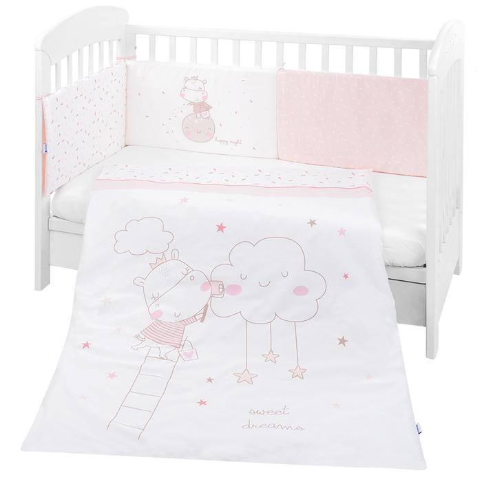 Conjunto jogo de cama 2pçs 70x140cm Kikka Boo Hippo Dreams