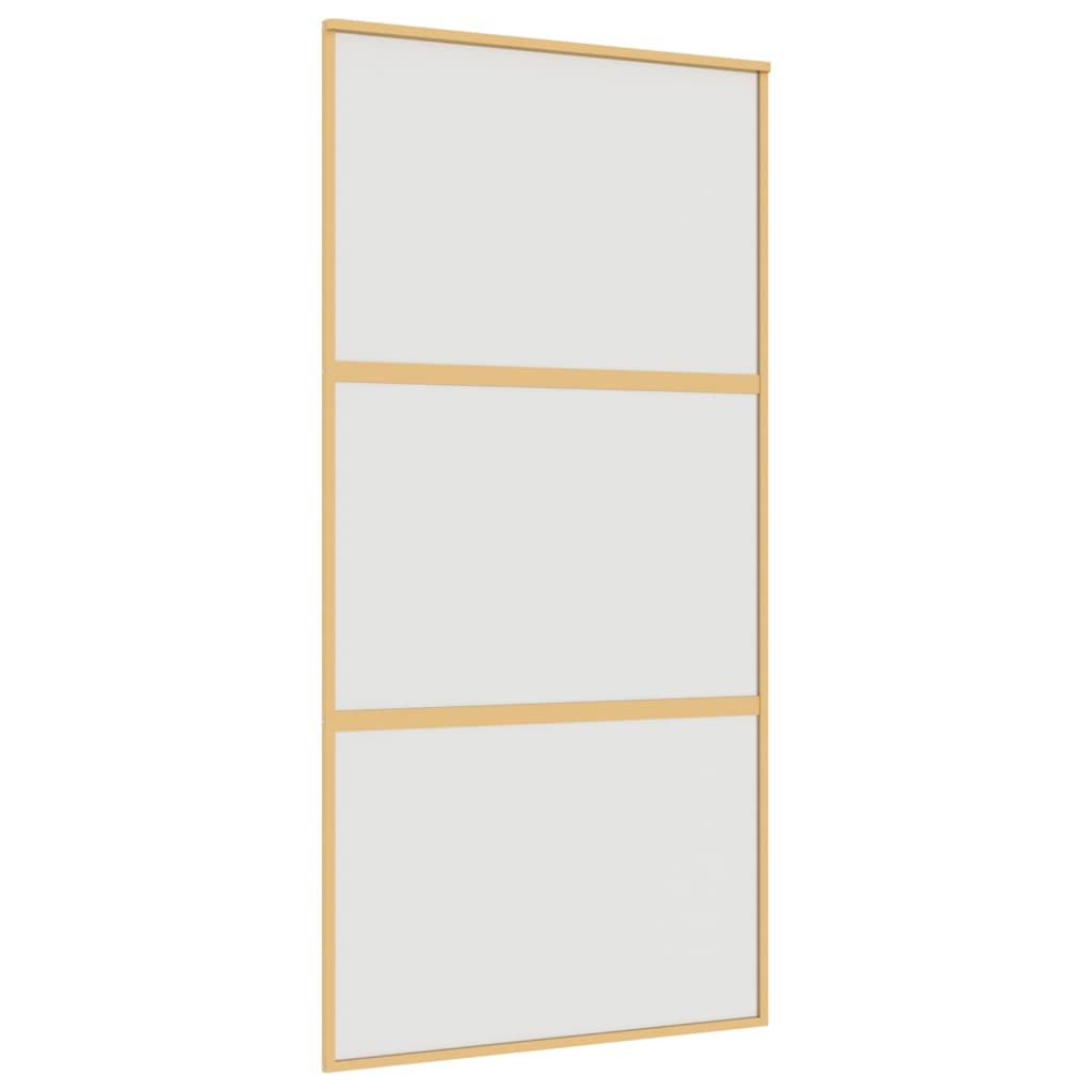 vidaXL Puerta Corredera Panel de Hogar Vidrio ESG Esmerilado y Aluminio Color Blanco y transparente, Negro y mate, Negro y transparente y mate y mas